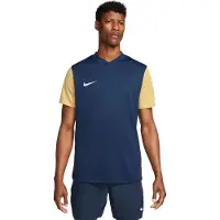 Nike Tiempo Premier Ii Short Sleeve T-shirt Bleu L Homme