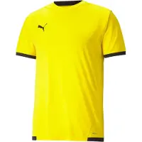 Puma Teamliga Maillot Hommes Manches Courtes - Jaune / Noir