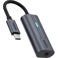 Rapoo USB-C Adapter, USB-C naar 3,5 mm Audio