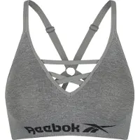 Reebok Soutien-gorge de sport sans couture Maryna Gris Chiné femme