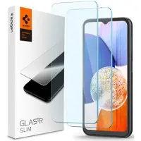 Spigen Protection d'écran en verre trempé GLAStR Slim 2-pack pour Samsung Galaxy A14 (5G/4G)