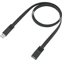 Renkforce Câble USB USB 2.0 USB-A mâle, USB-A femelle 3.00 m noir hautement flexible RF-4096101