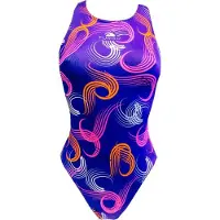 Turbo Scratch Swimsuit Bleu L Femme
