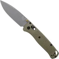 Benchmade Couteau pliant Bugout S30V Tactical Grey Cerakote, ranger green grivory