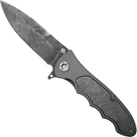 Böker Germany Couteau pliant Leopard Damascus III Collection