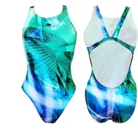 Turbo Light Swimsuit Vert 9-10 Years Fille