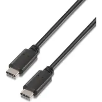 Aisens - câble usb 2.0 3a, type usb-c/m-usb-c/m, noir, 2,0m