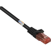 Renkforce RF-5042662 Câble réseau RJ45 Câble patch CAT 6 U/UTP 15.00 m noir avec (RF-5042662)