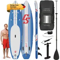 Capital Sports Kit Planche à pagaie SUP Board gonflable Lanikai Cruiser 10.8 330x77x15