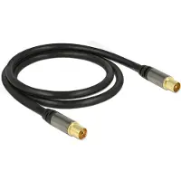 DeLOCK Câble d'antenne coaxial - Noir