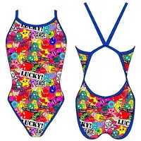 Turbo Lucky Race Revolution Swimsuit Rose 7-8 Years Fille