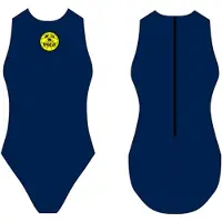 Turbo Basic Waterpolo Swimsuit Bleu 11-12 Years Fille