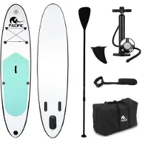 Pacific Special Edition Sup Board - 305 cm - jusqu'à 100 kg - blanc/vert