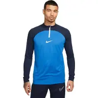 Nike Academypro Dh9230 Half Zip Long Sleeve T-shirt Bleu M Homme