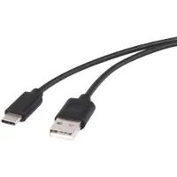 Renkforce Câble USB USB 2.0 USB-A mâle, USB-C mâle 1.50 m noir contacts dorés RF-4288950
