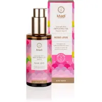 Khadi Rose Love Ayurvedic Elixir Skin & Soul Body Huile 100% naturel Huile de beaut base de plantes et vgtalien