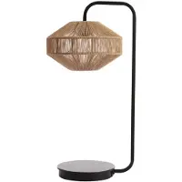 Light & Living - lampe de table - Lyra - noir - métal - E27 - 8054584