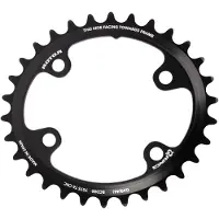 Rotor Q Ring Shimano Grx 80 Bcd Oval Chainring Noir 30t