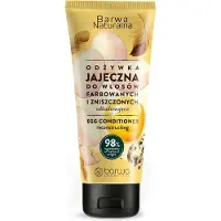 Barwa Natural egg conditioner pour cheveux colorés et abîmés, 200ml