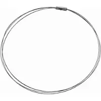 Danish design - Collier en acier inoxydable avec fermeture en titane IJ099N45