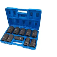 HBM - Jeu de douilles à choc 1 inch 10 pièces