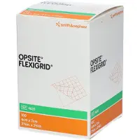 Smith&Nephew Opsite Flexigrid Pansement transparent 6 x 7 cm 100 pc(s) Pansement(S)