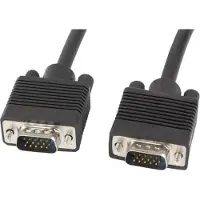 Cable vga mâle/mâle ferrite 15m noir