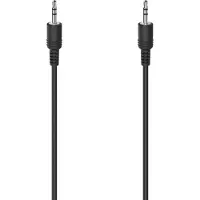 Hama Câble audio, f. jack mâle 3,5 mm - f. jack mâle 3,5mm,stéréo, 0,5 m