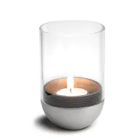 Höfats Photophore Hofats Gravity Candle M90 Silver Transparent