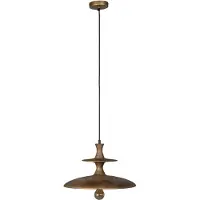 Dutchbone Suspension Lampe Cath L Walnut (E27)