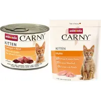 Animonda Carny Kitten Poultry&Beef - volaille et boeuf pour chatons 6x200 g