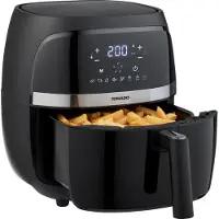 Tomado Friteuse à air chaud Airfryer 3,2 L, écran numérique, 1 300 W, noir