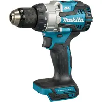 Makita Perceuse-visseuse à percussion LXT 1800 tr/min, noire et bleue.