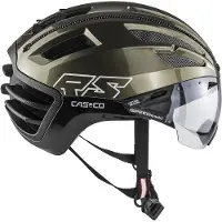 Casco Casque SPEEDairo 2 RS avec visière Vautron, couleur : CafeRacer olive noir, taille : S (52-56 cm)