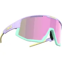 Bliz - Lunettes de soleil de sport - Fusion Matt Pastel Brown W Pink Multi - Bleu
