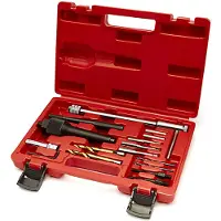 HBM Jeu d'extracteurs de bougies de préchauffage 16 pièces 8 - 10 mm
