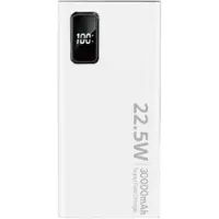 Sign Super Powerbank 30 000 mAh, 22,5 W - Blanc