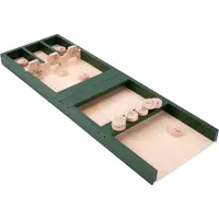 Longfield Jeu de palets en bois pour enfants Dino, 80cm