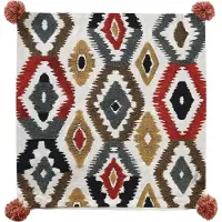 Sublime Market Connect Housse De Coussin - Multicouleur - 50 X 50 Cm - Coton - Design Contemporain
