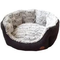 Nobby Lit confort ovale "CACHO" L x l x H : 65 x 57 x 22 cm gris foncé