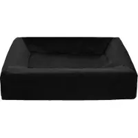 Bia Bed Royal Velvet Cover Dog Basket Black
