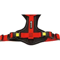 Beeztees Parinca Premium Harnais en Y - Harnais pour chien - nylon - rouge - 53-