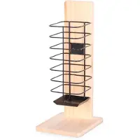 Laroy Râtelier à foin Duvo+ en bois et métal noir