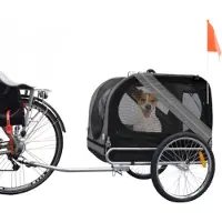 Flamingo Doggy Liner Economy Bike Trailer Gris 125 x 95 x 72 cm