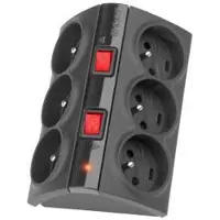 Acar DATA acar SMART Noir 6 sorties AC 230 V 3 m (6x, PECO 7/5, 3 m)