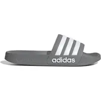 Adidas Mule 'Adilette' gris foncé / blanc