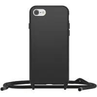 Otterbox React Necklace - Smartphone Housse avec chaine, Bandoulière pour smartphone, Noir