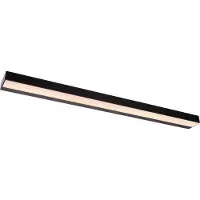Lucide Applique de salle de bain noire bande 90 cm ALEXA LED 13W