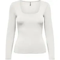 ONLY T-shirt 'ONLEA' blanc cassé