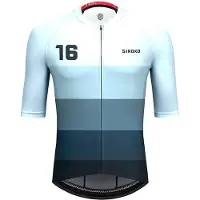 Siroko Maillot de cyclisme à manches courtes M2 Hardknott Pass, bleu, XS, homme, bleu, XS